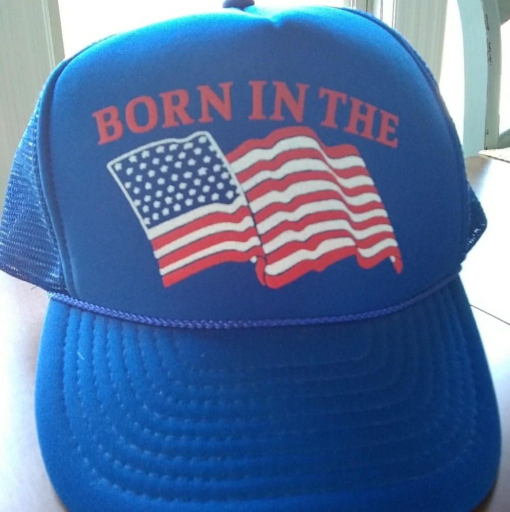 VINTAGE Born in the USA Trucker Hat